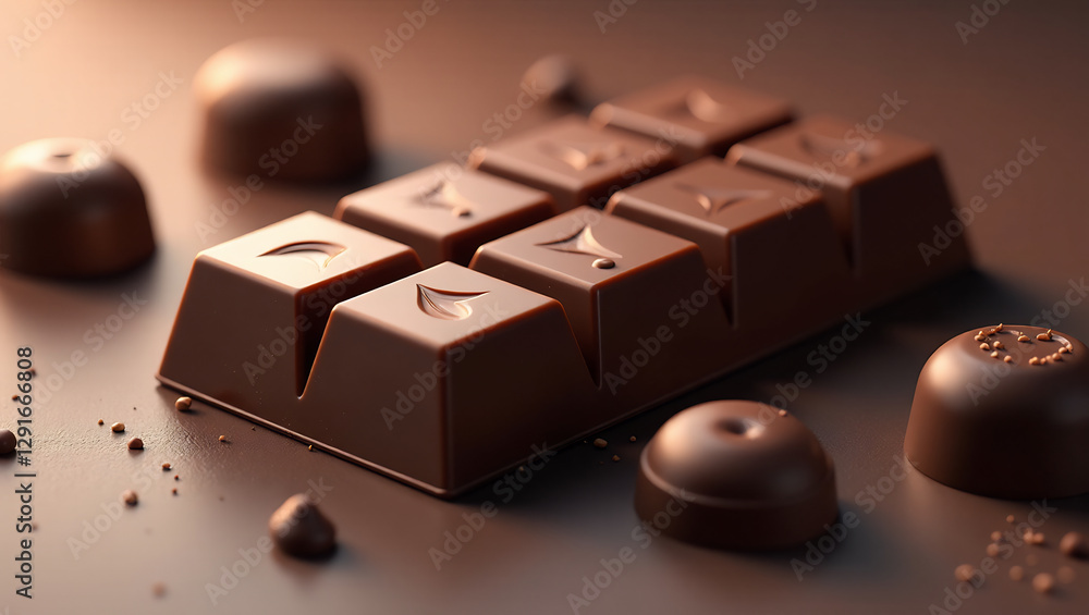 Modern Confection: Sleek Chocolate Bar with Artisan Chocolates Modern Confection: Sleek Chocolate Bar with Artisan Chocolates