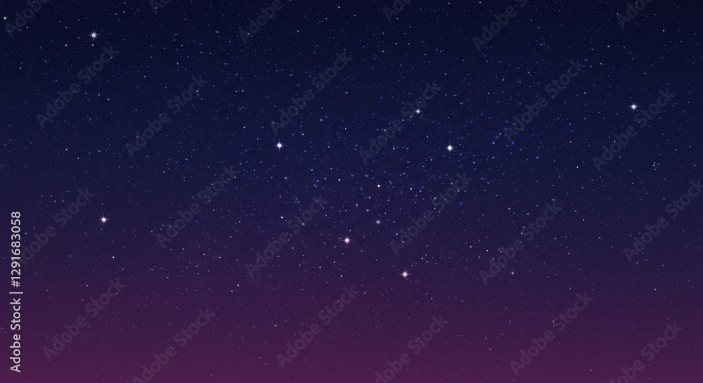 Celestial Night: A Starry Canvas Above Celestial Night: A Starry Canvas Above