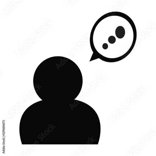 A speaker icon vector art illustration.