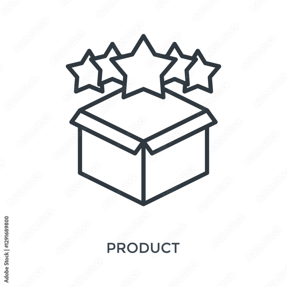 Product Icon Lineal Style. Vector Illustration For Graphic Design Product Icon Lineal Style. Vector Illustration For Graphic Design