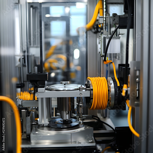 An advanced computer manufacturing factory