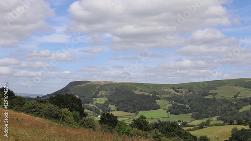 Lush Green Hills in Daylight