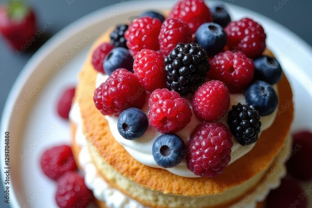 Delightful Berry Shortcake Dessert Delightful Berry Shortcake Dessert