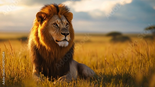 Majestic Lion, Kenya's Masai Mara National Reserve photo