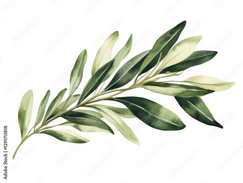 A botanical collection featuring olive leaves, perfect for decor and design. A botanical collection featuring olive leaves, perfect for decor and design.