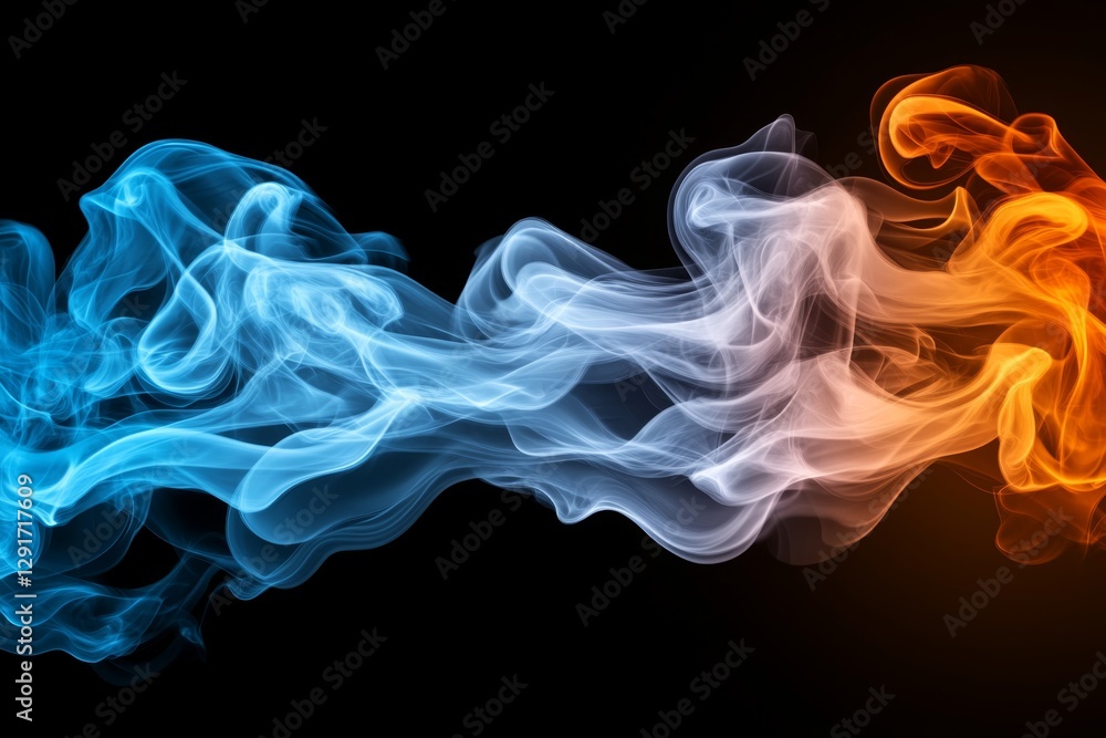 Abstract, colorful background with smoke-like shapes, suitable for a mobile wallpaper Abstract, colorful background with smoke-like shapes, suitable for a mobile wallpaper