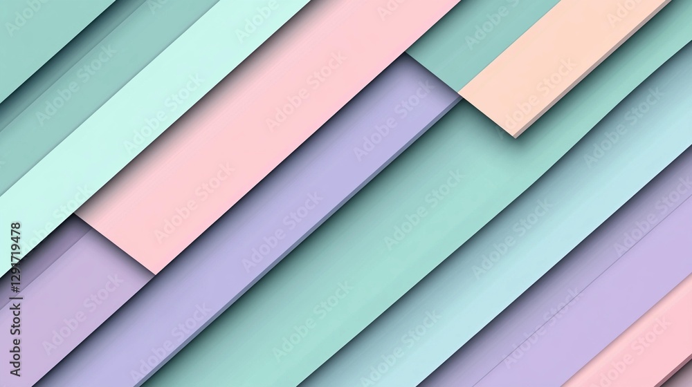 Obraz premium Abstract pastel diagonal stripes background.