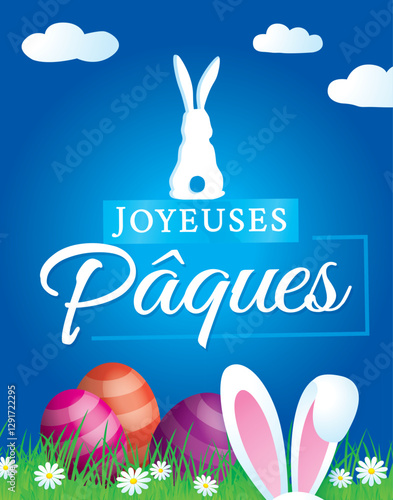 PAQUES LAPIN DE DOS V2