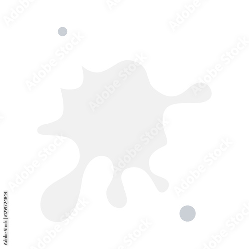 Acid icon in flat color style