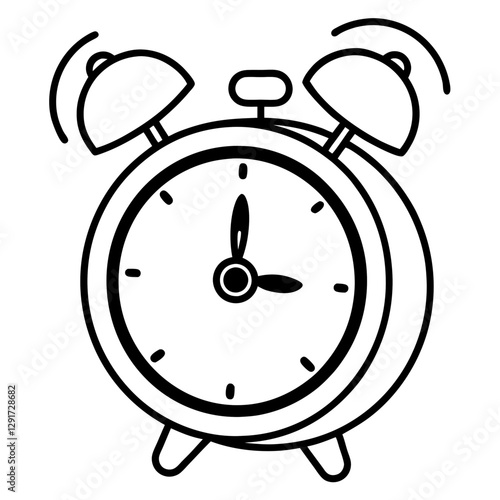 vector alarm clock