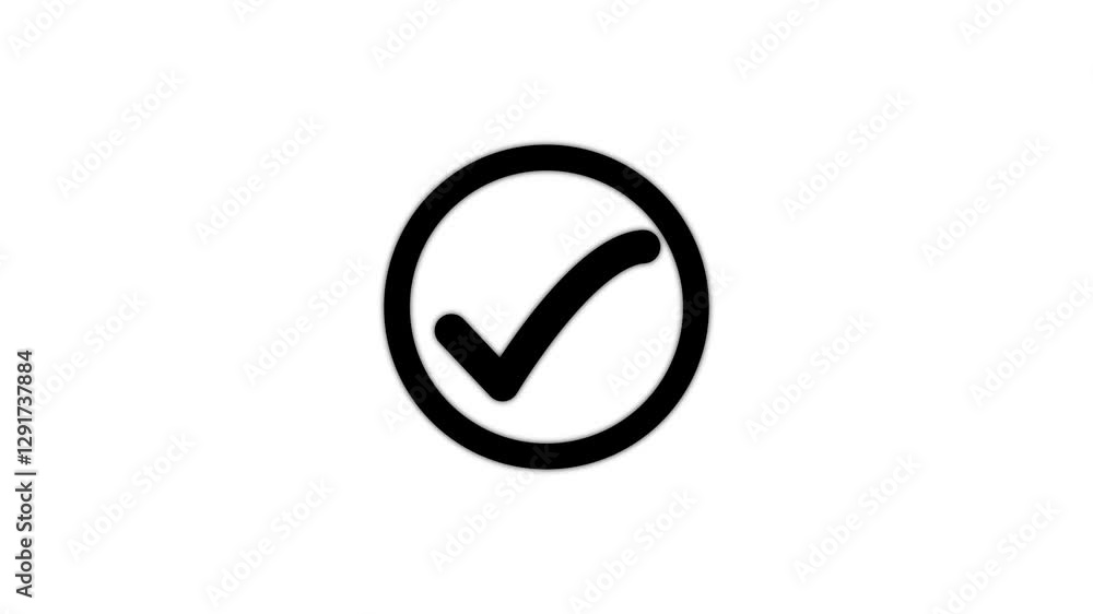 check animated icon . check animated icon .