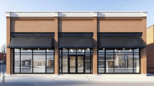 Fototapeta Naklejka Na Ścianę i Meble -  Versatile storefront and office complex featuring a canopy.