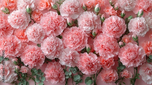 Vibrant floral arrangement studio photography soft pink background close-up nature's beauty