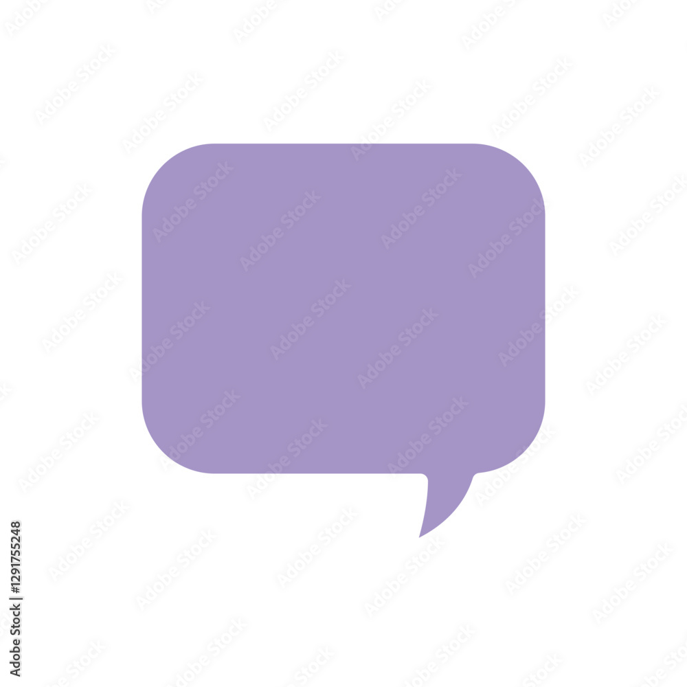 Chat icon in flat color style Chat icon in flat color style