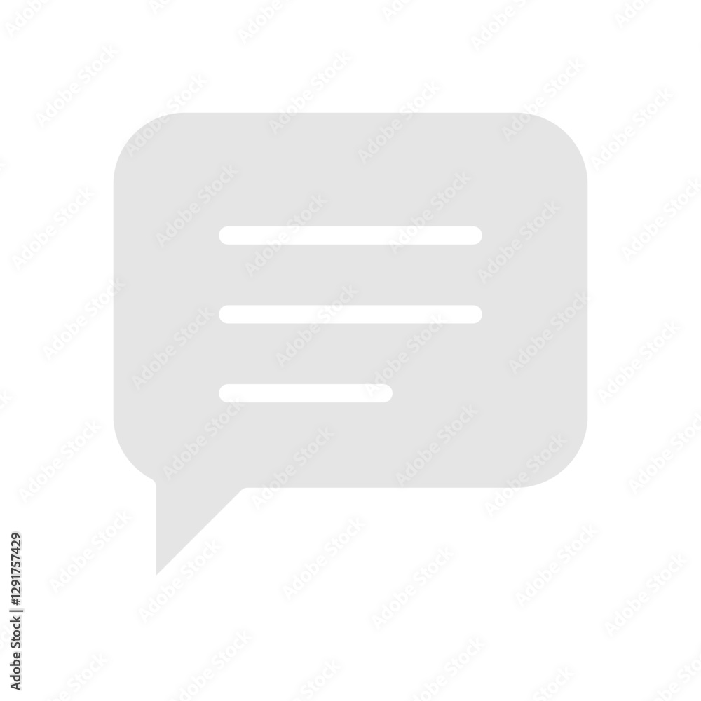 Speech, discussion, speaking icon in flat color style Speech, discussion, speaking icon in flat color style