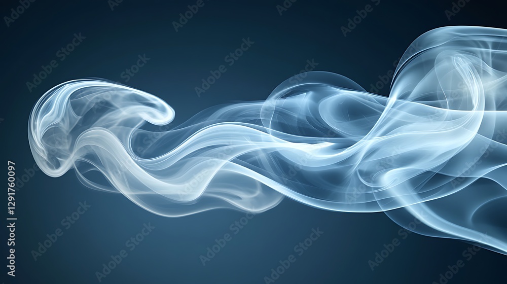 Abstract smoke swirls on dark background Abstract smoke swirls on dark background
