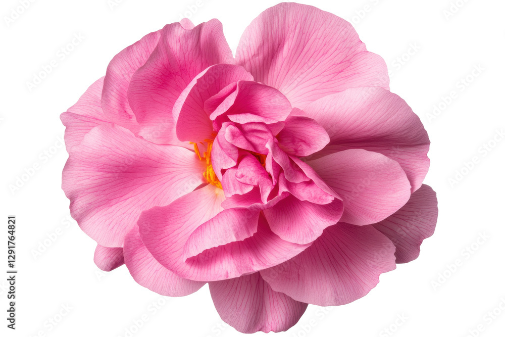 Beautiful pink carnation flower close-up display, cut out Beautiful pink carnation flower close-up display, cut out