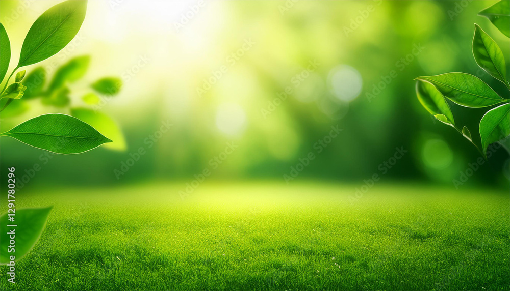 Obraz premium fresh green nature background