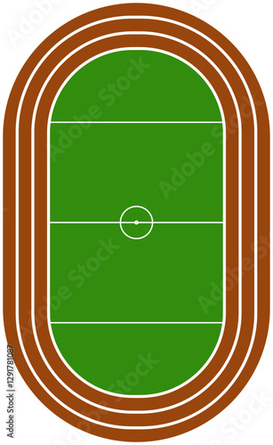 Diagram of a sports arena or stadium
