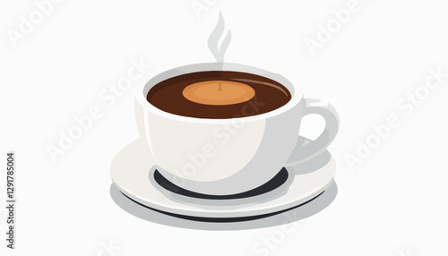 Hot Coffee Drink Icon