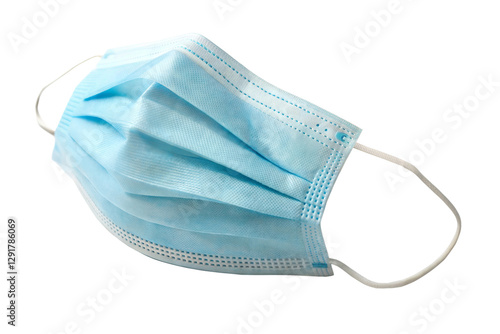 Single Blue Disposable Face Mask