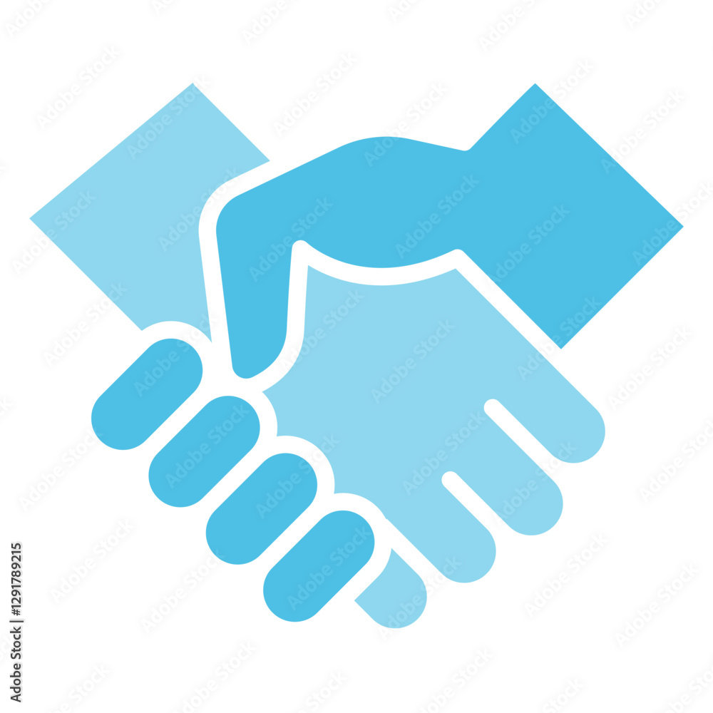 Partner icon in flat color style Partner icon in flat color style