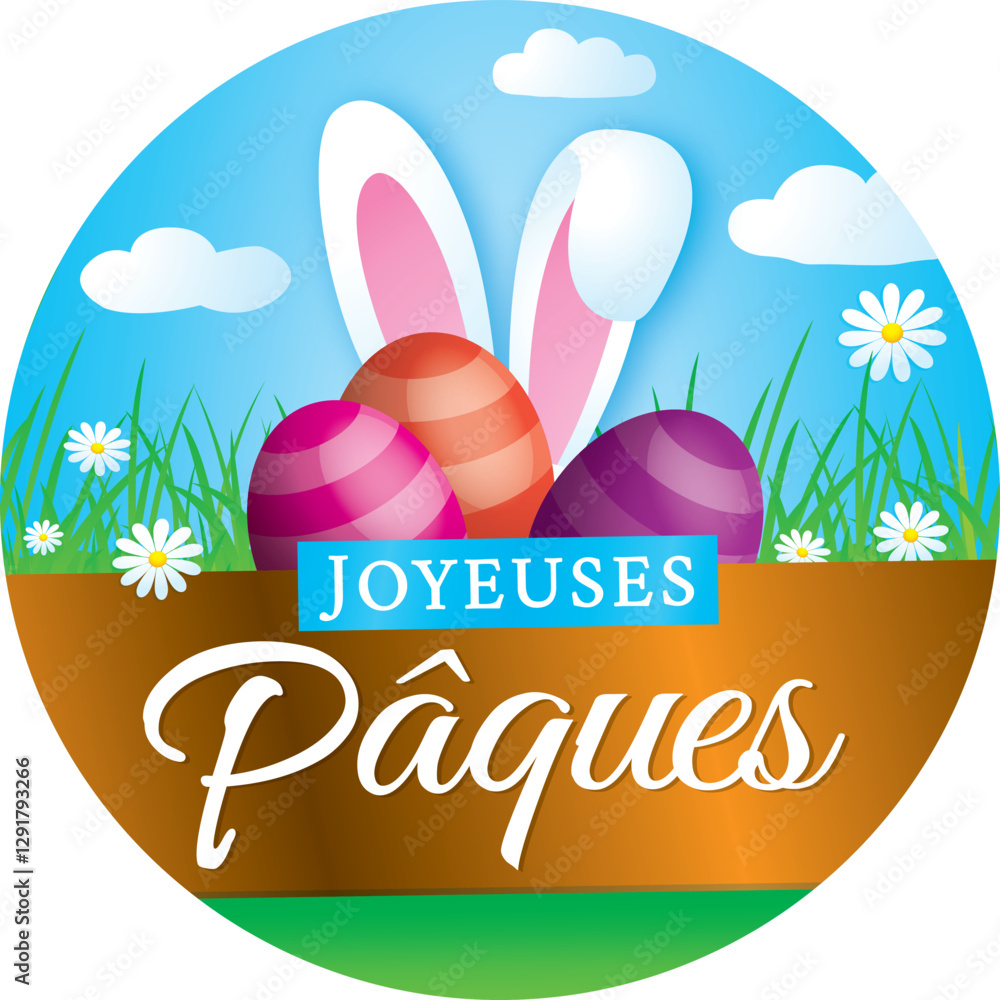 JOYEUSES PAQUES VERSION RONDE