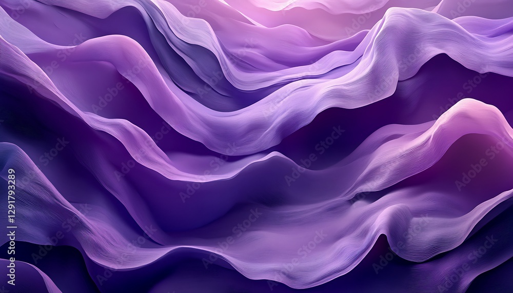 Purple Fabric Flowing Abstract Purple Fabric Flowing Abstract