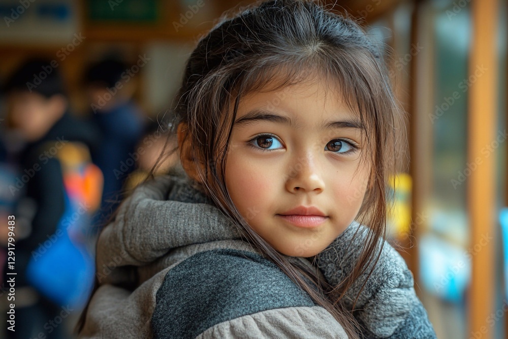 A child feels comfort and happiness after being supported by a teacher or classmate during a difficult time, with a sense of warmth and understanding in the classroom. A child feels comfort and happiness after being supported by a teacher or classmate during a difficult time, with a sense of warmth and understanding in the classroom.