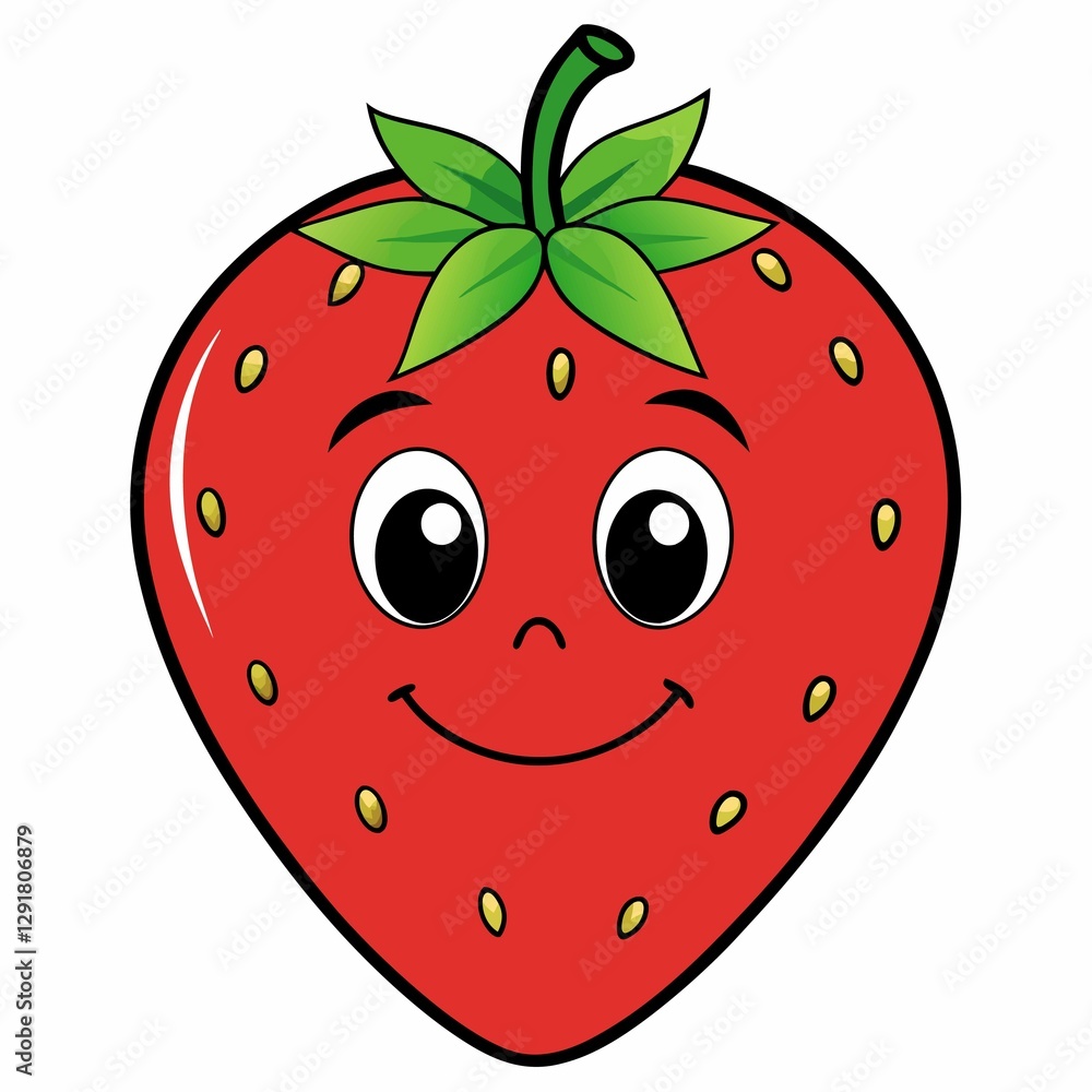 Obraz premium strawberry on a white background