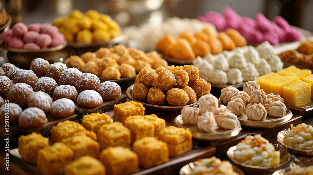 Fototapeta premium Tradition Indian Diwali Sweets 