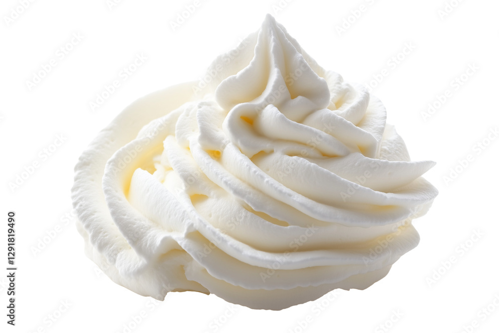 Whipped cream isolated on Transparent PNG format Background. Whipped cream isolated on Transparent PNG format Background.