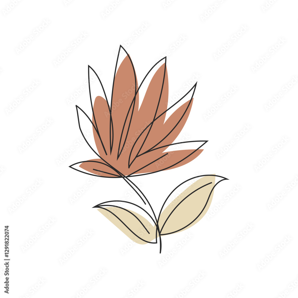 Abstract flower icon element tattoo Abstract flower icon element tattoo