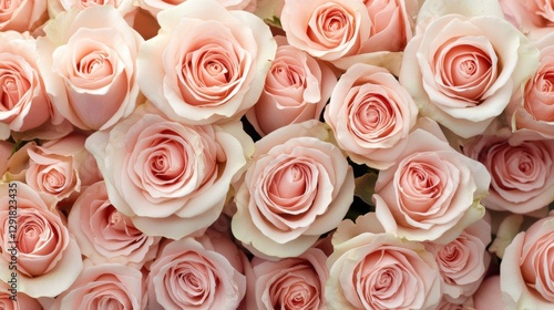 Elegant pastel pink roses background for romantic designs