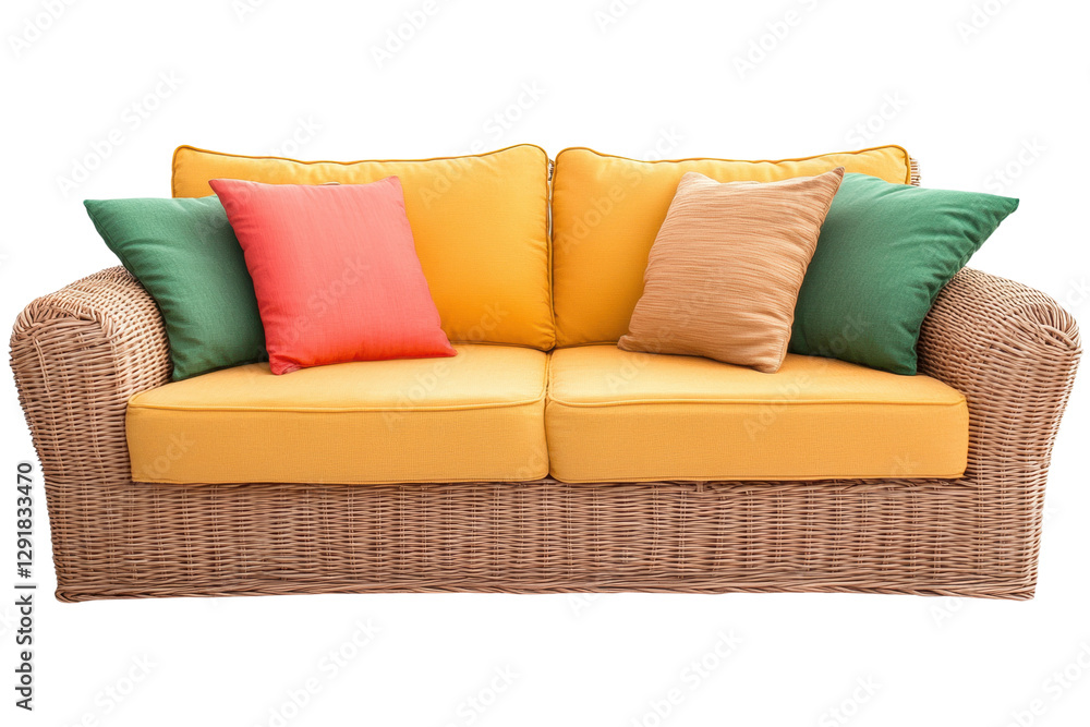 Fototapeta premium Waffle with honey and syrup drizzle, cut out