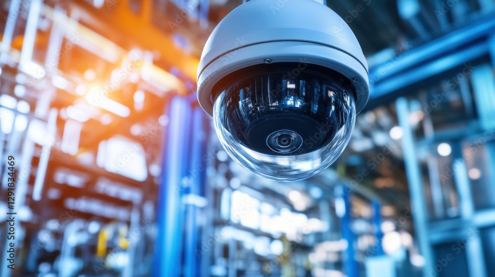 High-Tech CCTV Security in Manufacturing Facility High-Tech CCTV Security in Manufacturing Facility
