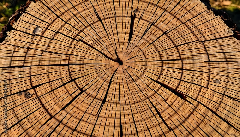 Fototapeta premium a close up view of a tree trunk