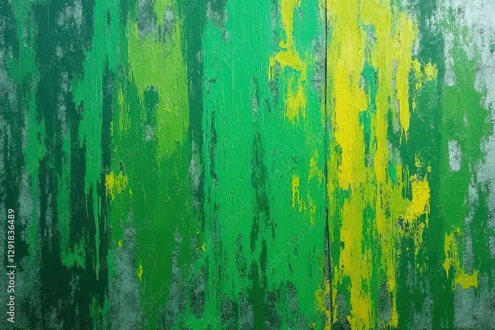 Vibrant Green and Yellow Textured Painted Surface Background Image Vibrant Green and Yellow Textured Painted Surface Background Image