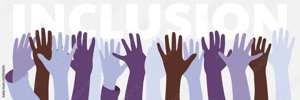 Fototapeta premium Unity in Diversity: Hands of Inclusion