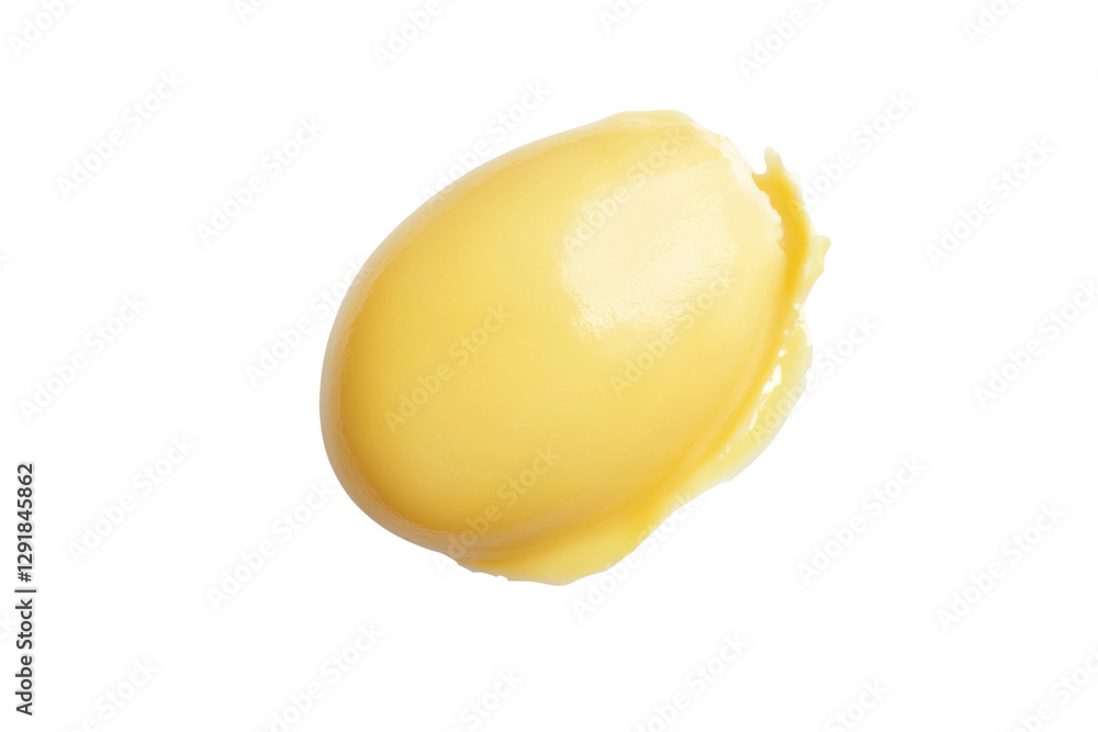 Fototapeta premium Fresh yolk isolated on white background for use, cut out