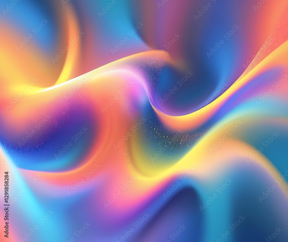 Obraz premium Dynamic abstract gradient with smooth transitions of warm and cool tones ideal for business presentations posters social media graphics digital marketing and visual content creation