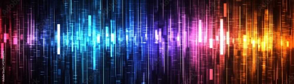 Abstract background featuring colorful lines and stars with a soft focus effect Abstract background featuring colorful lines and stars with a soft focus effect