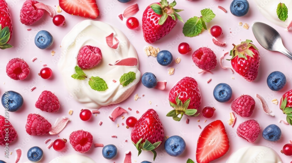 Thick probiotic yogurt with smooth texture, ideal for gut health and digestion. Thick probiotic yogurt with smooth texture, ideal for gut health and digestion.
