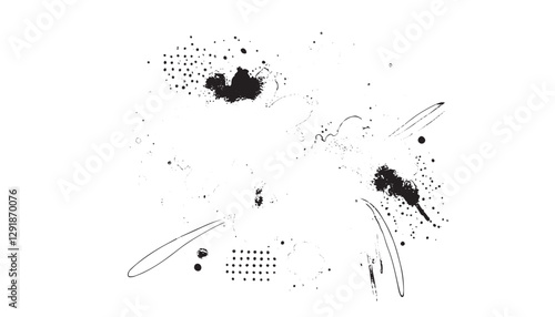 Abstract grunge vector distressed pattern