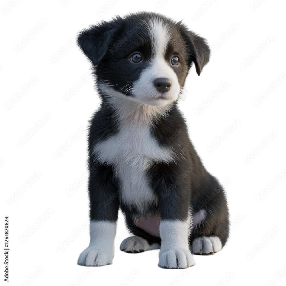 Adorable Border Collie Puppy Sweet Innocent Eyes Looking Up Adorable Border Collie Puppy Sweet Innocent Eyes Looking Up