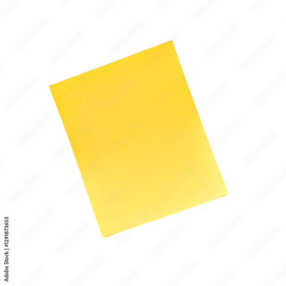 Yellow Sticky Note on Black Background Minimalist Design Yellow Sticky Note on Black Background Minimalist Design