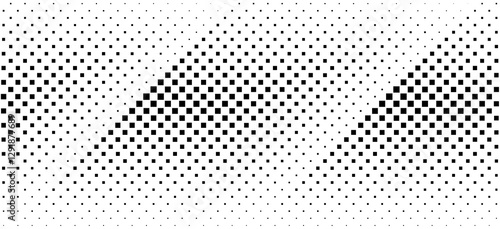 Seamless in one direction.Rectangles pattern with disappearing effect