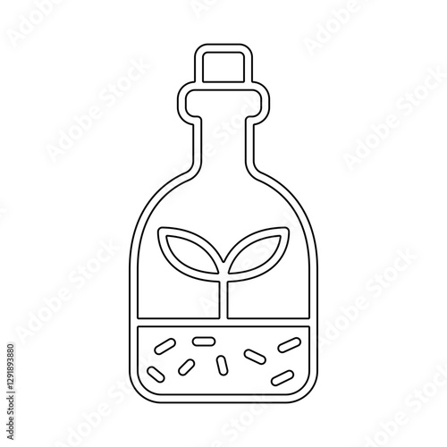 Terrarium icon in line style