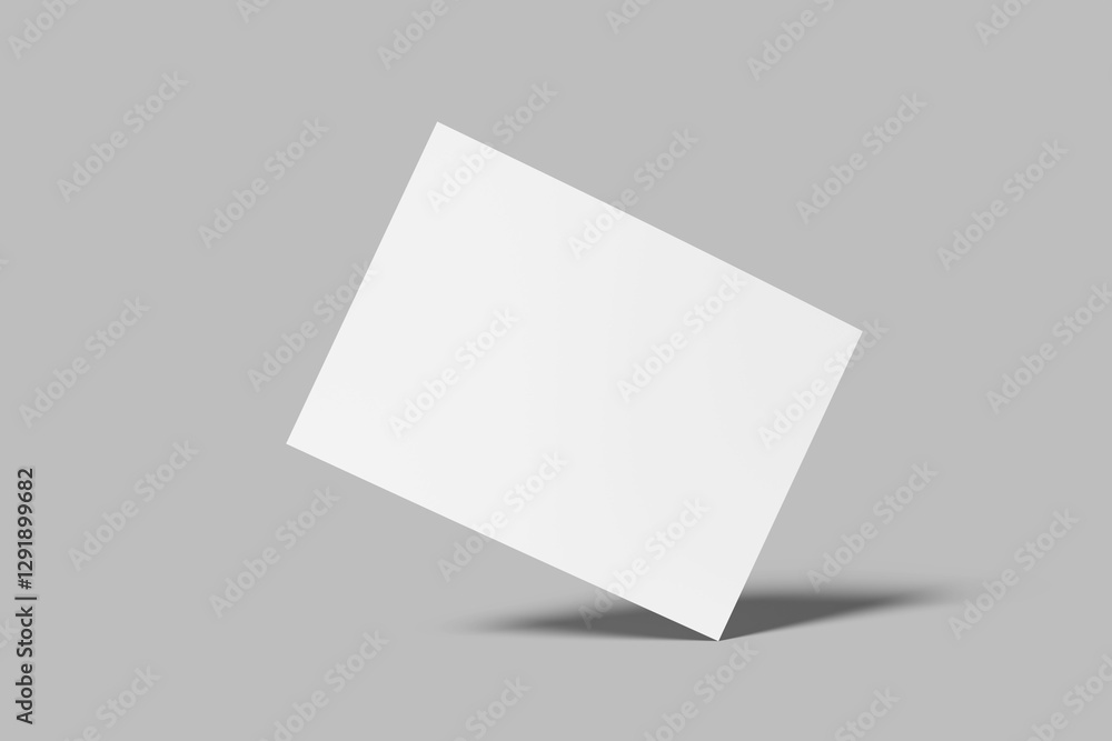 A4 Flyer Landscape Blank Mockup A4 Flyer Landscape Blank Mockup