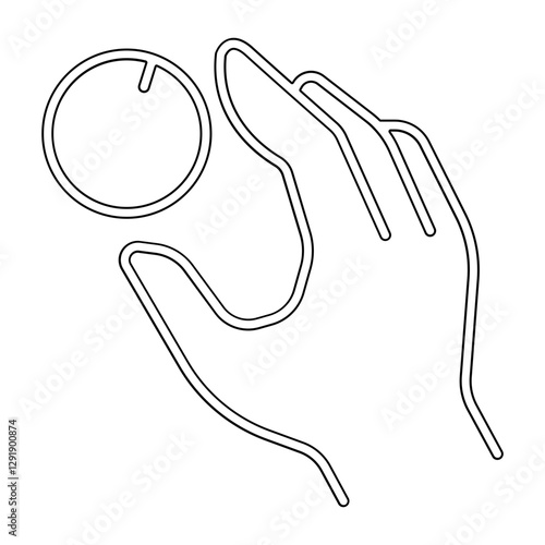 Switch icon in line style